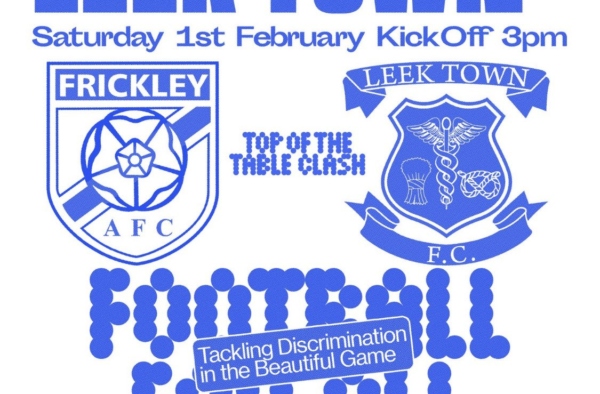 Frickley supports Football vs Homophobia & Kick It Out
