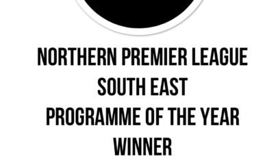 Another matchday programme award!!!!