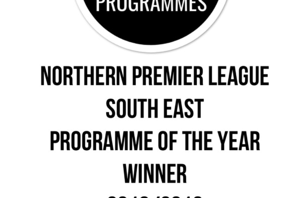 Another matchday programme award!!!!