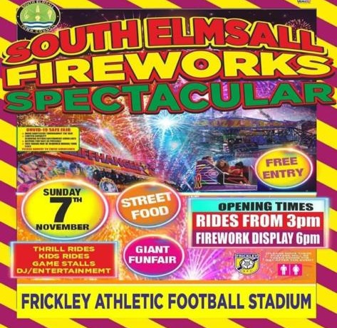 South Elmsall Fireworks Spectacular - 7th November