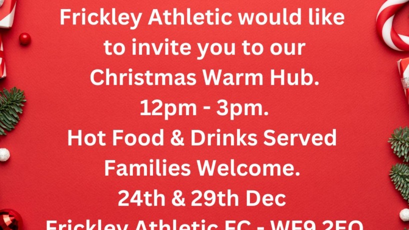 Frickley’s Christmas Warm Hub