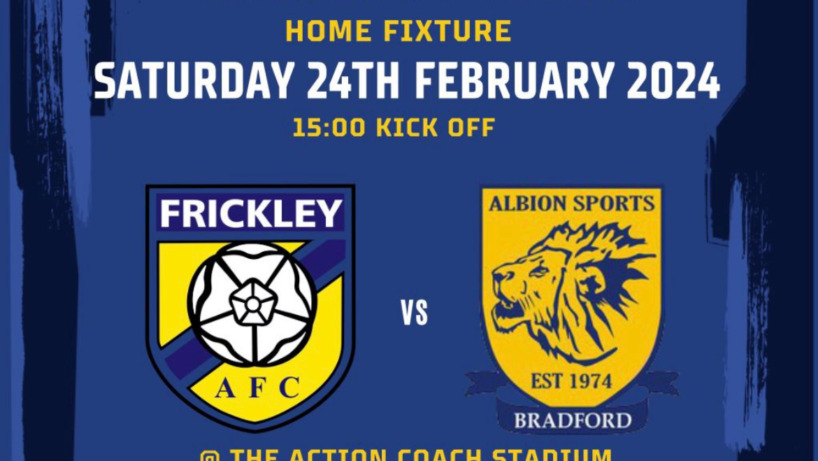 Game Day - Saturday 24th February 2024