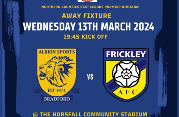 Game Day - Wednesday 13th March 2024