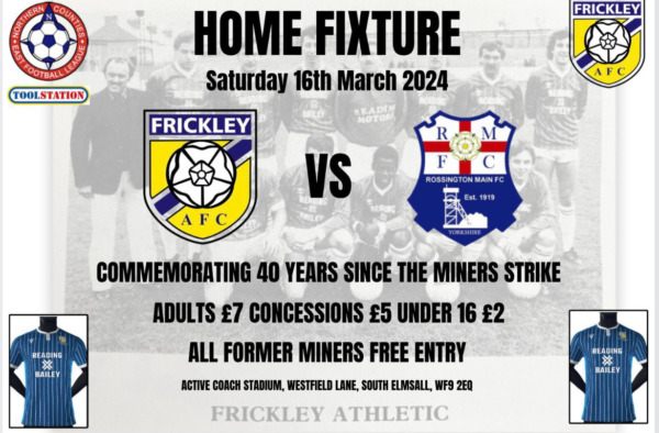 Game Day - Saturday 16th March 2024