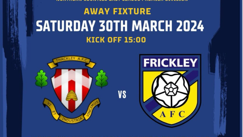 Game Day - Saturday 30th March 2024