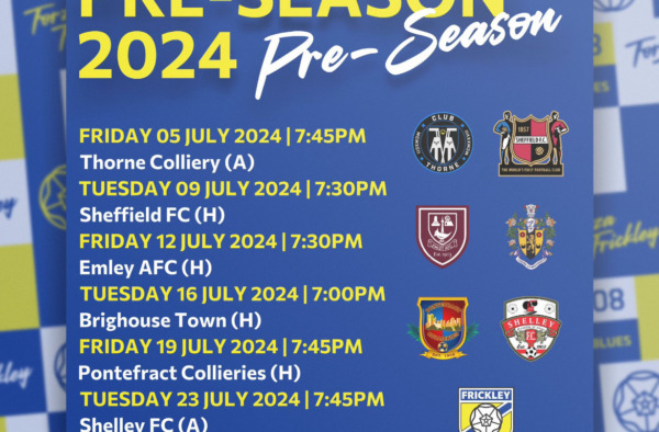 2024/25 Pre Season Friendlies