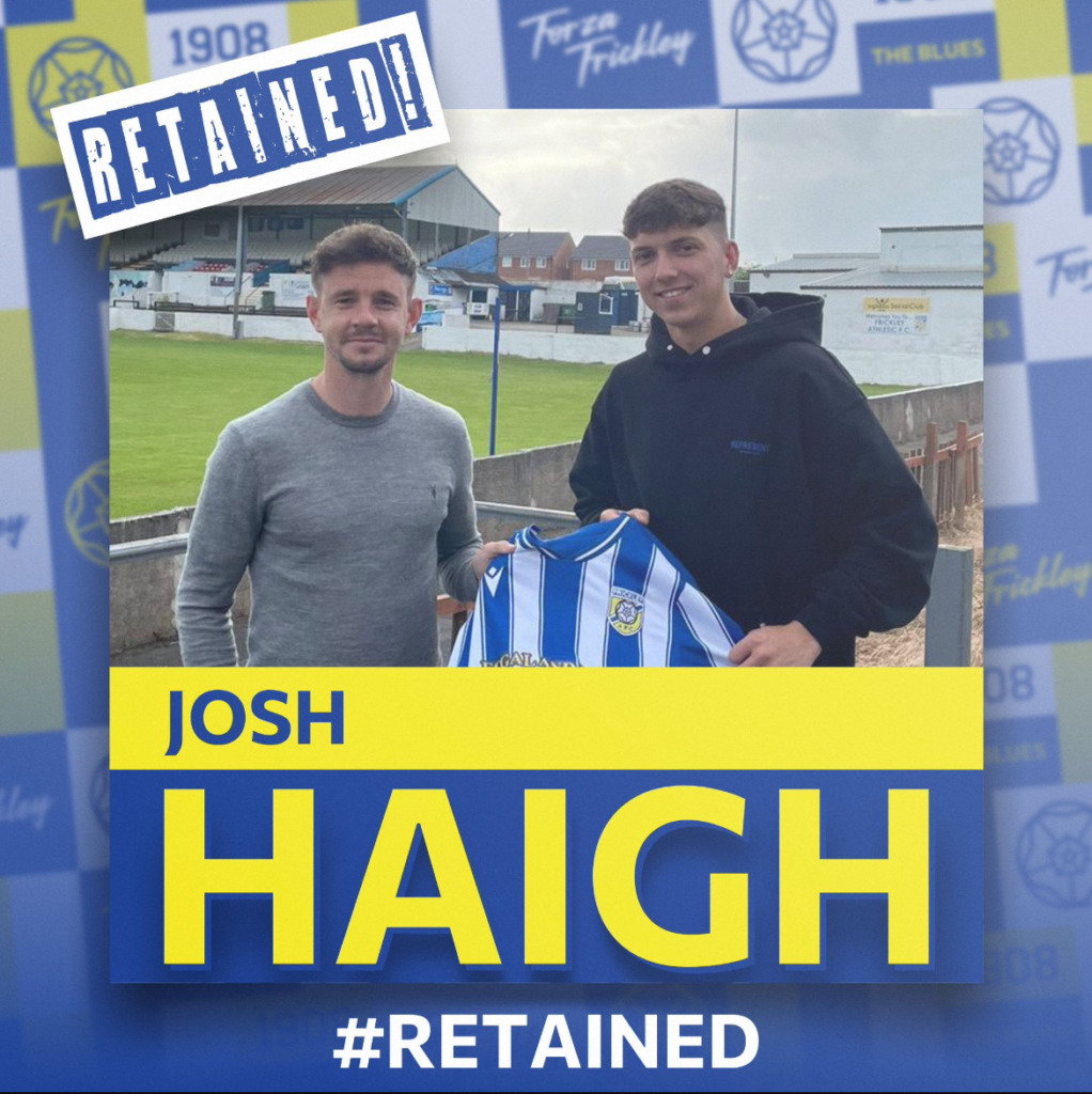 Josh Haigh Commits for 24/25 Season – Frickley Athletic FC