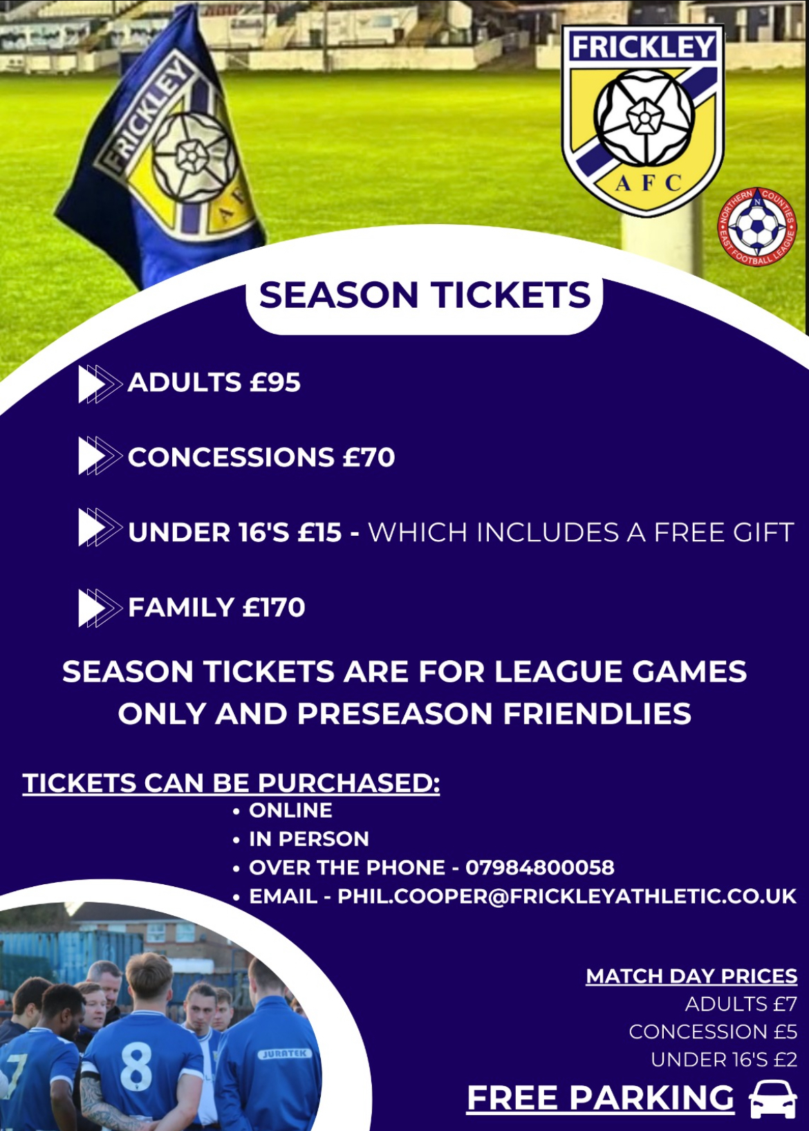 2025/26 Season Tickets and Admission Prices 2025/26 Season Tickets and Admission Prices