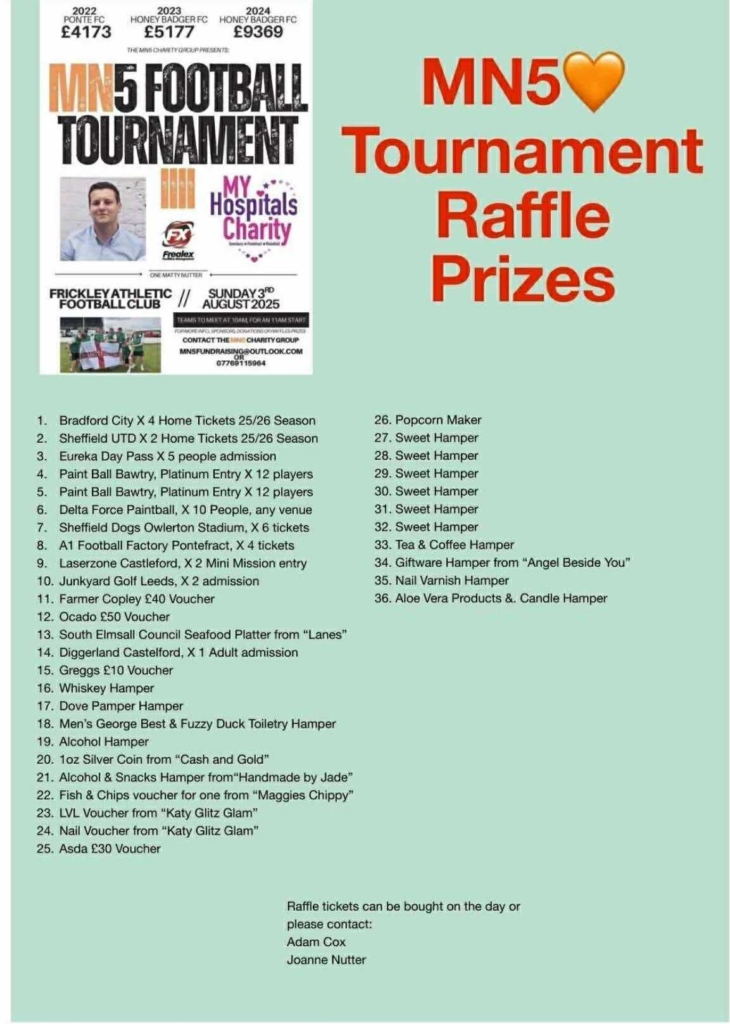 MN5 CHARITY FOOTBALL TOURNAMENT