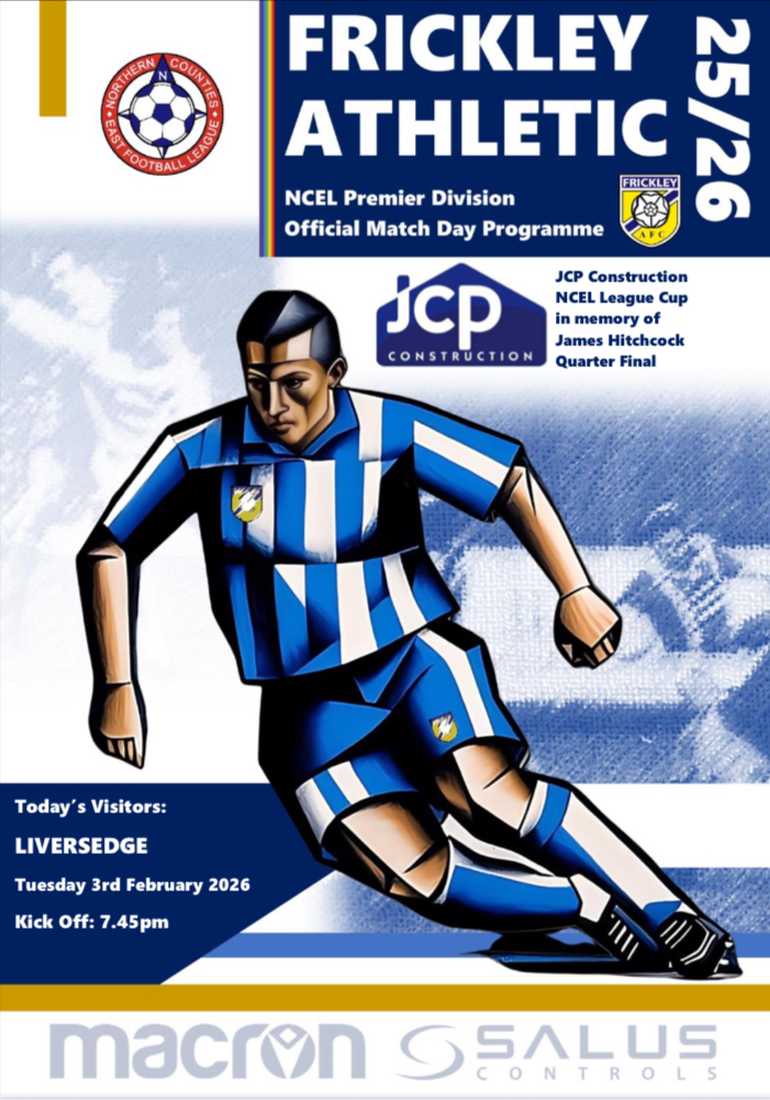 FRICKLEY v LIVERSEDGE LC QF – FREE DIGITAL PROGRAMME (3/2/26)